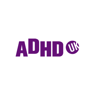 ADHD UK logo – Partner and Beneficiary